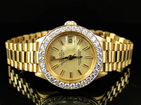 used womens rolex watch with diamonds|rolex lady datejust diamond price.